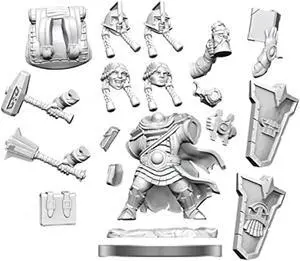75010 D&D Frameworks W1: Dwarf Cleric Female Miniature WizKids