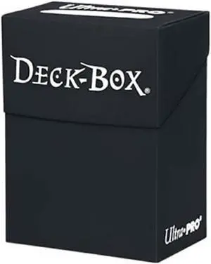 DB: Solid BK High Quality Black Trading Card Storage Box Ultra Pro