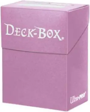 PINK - Ultra Pro Deck Box - Solid Pink (82481) ULP82481 ULTRA PRO