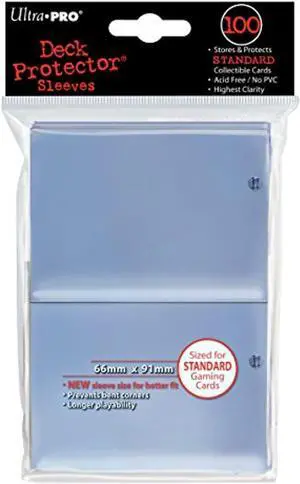 Deck Protector Sleeves: 100 Clear