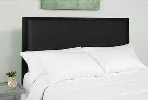 Melbourne Metal Upholstered Full Size Headboard in Black Fabric