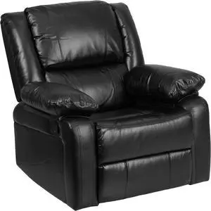 Harmony Series Black Leather Recliner