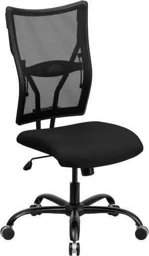 HERCULES Series Big & Tall 400 lb. Rated Black Mesh Executive Swivel Ergonomic Office Chair
