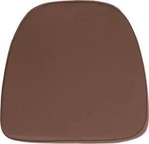 Soft Brown Fabric Chiavari Chair Cushion