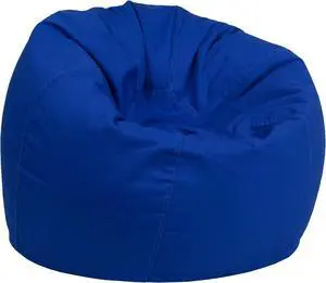 Small Solid Royal Blue Kids Bean Bag Chair