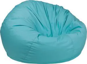 Oversized Solid Mint Green Refillable Bean Bag Chair for All Ages