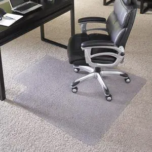 Flash Furniture 45'' x 53'' Big & Tall 400 lb. Capacity Carpet Chairmat with Lip [MAT-124164-GG]