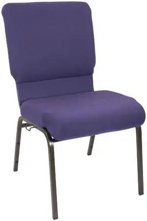 Advantage Eggplant Church Chair 18.5 in. Wide