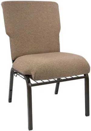 Advantage Mixed Tan Discount Church Chair - 21 in. Wide