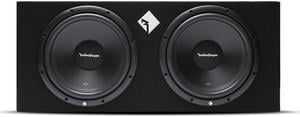 Rockford Fosgate R2-2X12 12 Inch Loaded Subwoofer Enclosure 2 Ohm Impedance