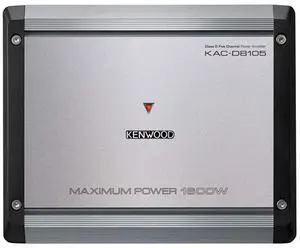 Kenwood D Series KAC-D8105 Class D 5-Channel 1600 Watt Max Power Amplifier