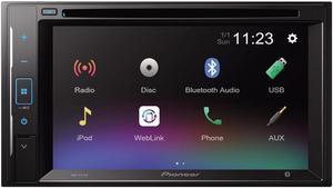 Pioneer AVH-241EX 6.2" Resistive Glass Touchscreen Bluetooth DVD Receiver