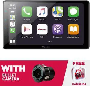 Pioneer DMH-WC6600NEX 1DIN 9" Modular Digital Media Receiver & Bullet Backup Cam