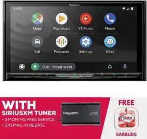 Pioneer AVIC-W8600NEX 7 Inch Multimedia Navigation Receiver with SiriusXM Tuner