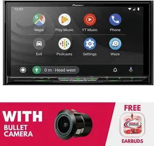 Pioneer AVIC-W8600NEX 7 Inch Navigation Receiver with Backup Bullet Camera