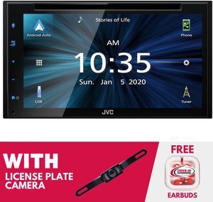 JVC KW-V66BT DVD Receiver w/ Apple CarPlay/Android Auto & License Plate Camera