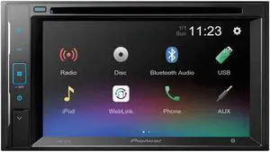 Pioneer AVH-241EX 6.2" Digital DVD Receiver w/ Amazon Alexa Voice Control