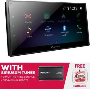 Pioneer DMH-1770NEX Digital Media Receiver w/ SiriusXM Tuner (Does Not Play CDs)