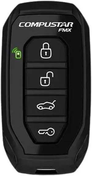 Compustar 1WG15R-FM 1-way 4-Button Water-Resistant Remote - 3000 Feet Max Range