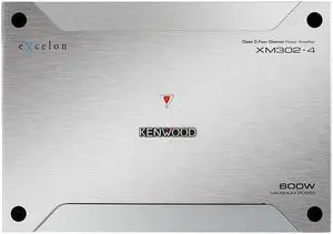 Refurbished Kenwood  XM302-4 Class D 4 Channel 600W Marine Power Amplifier