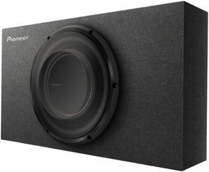 Pioneer TS-D10LB Sealed enclosure with one 10" shallow-mount subwoofer