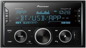 Refurbished Pioneer MVH-S622BS 1-DIN Audio Media w/ Built-in Bluetooth