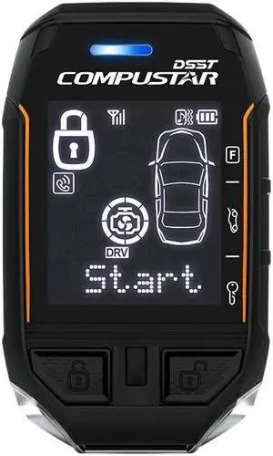 Compustar 2WT11-WSSR 2-Way LCD Replacement Remote - 3 Mile Range