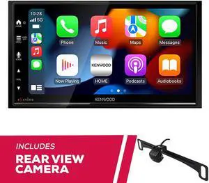 Kenwood DMX809S 6.8" Multimedia Receive with CMOS-240U Universal Backup Camera