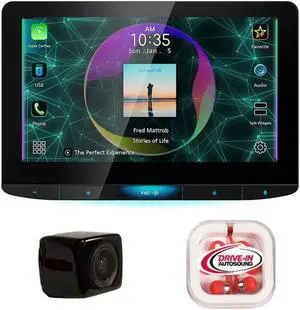 JVC KW-Z1000W 10.1" Multimedia Receiver (Does not play DVD/CD) w/ Backup Camera