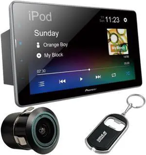Pioneer DMH-T450EX 9" Digital Media Receiver and Amazon Alexa with Bullet Camera