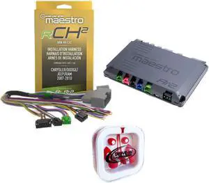 Maestro ADS-MRR2 Interface Module and HRN-RR-CH2 Harness For 2005-10 Chrysler