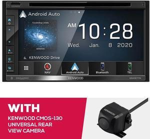 Kenwood DNX577S Navigation DVD Receiver & CMOS-130 Universal Rear View Camera