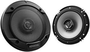 Refurbished Kenwood KFC-1666S 6-1/2" 2-Way Coaxial Speakers, 30W RMS, Silver PP Woofer