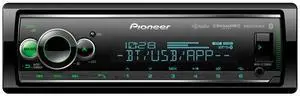 Refurbished Pioneer MVH-S622BS Single-DIN Audio Media Receiver with Built-in Bluetooth