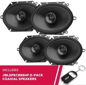 JBL 2-Pack JBLSPKCB864F Club Series 6"x8" 60 Watts RMS 2-Way Car Audio Speakers