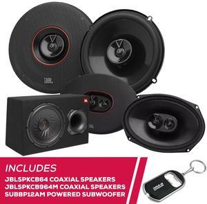 JBL BLSPKCB64 6.5" Speakers, JBLSPKCB964M 6x9" Speakers w/ SUBBP12AM Powered Sub
