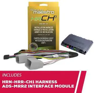 iDatalink HRN-HRR-CH1 Radio Replacement Harness with ADS-MRR2 Interface Module