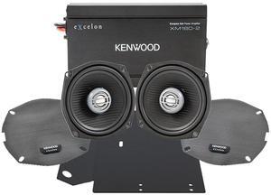 Kenwood P-HD1FRG-98 Front Audio Package for 1998-2013 Harley Davidson Road Glide