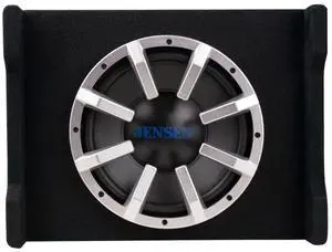 Jensen JW10A 10" 100 Watts RMS Subwoofer with Vented Enclosure and Built-In Amp