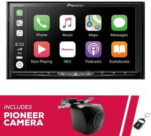Pioneer AVH-W4500NEX 6.94" 2-DIN DVD Receiver & NB-BC011 Front/Rear View Camera