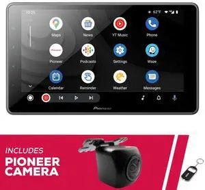 Pioneer DMH-WT3800NEX 9" Multimedia Receiver w/ NB-BC011 Front/Rear View Camera