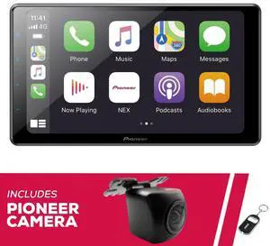 Pioneer DMH-WC6600NEX 9" Multimedia Receiver w/ NB-BC011 Front/Rear View Camera
