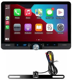 Jensen CAR1013-M 10.1" Multimedia Receiver w/ Wireless CarPlay & Android Auto