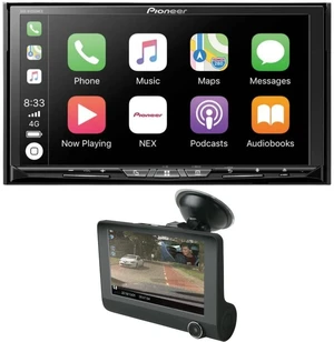 Pioneer AVH-W4500NEX 7" CD/DVD Car Receiver + FREE Scosche Dual Front/Rear HD Dash Cam Bundle