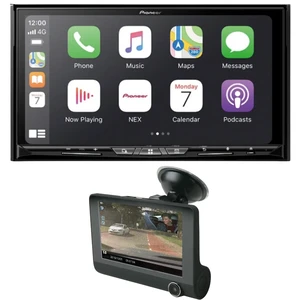 Pioneer AVIC-W8600NEX 7" navigation Car Receiver + FREE Scosche Dual Front/Rear HD Dash Cam Bundle