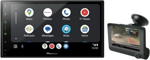 Pioneer DMH-2000NEX 6.8" CarPlay/Android Auto Car Receiver + FREE Scosche Dual Front/Rear HD Dash Cam Bundle