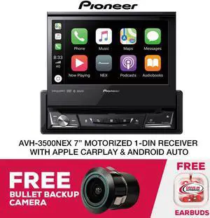 Pioneer AVH-3500NEX 7" 1-DIN Multimedia DVD Receiver with Bullet Camera