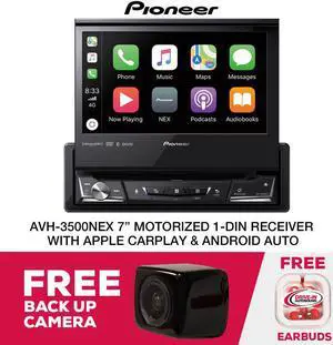 Pioneer AVH-3500NEX 7" Single-DIN Multimedia DVD Receiver with Backup Camera