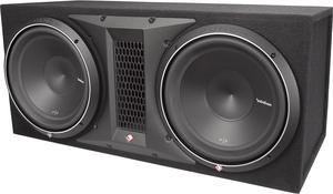 Rockford Fosgate P2-2X12 12" 1600 Watt Dual Loaded Subwoofer Sub Enclosure