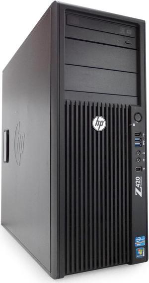 HP Z420 PC Desktop, E5-2670 V2 2.5GHz 10-Core, 16GB DDR3, Quadro NVS 510, 500GB 10K 3.5 SATA Drive, USB 3.0, Win 10 Pro